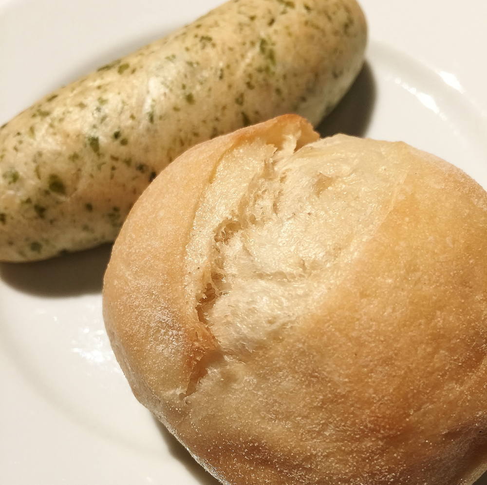 青のり　米粉のパン