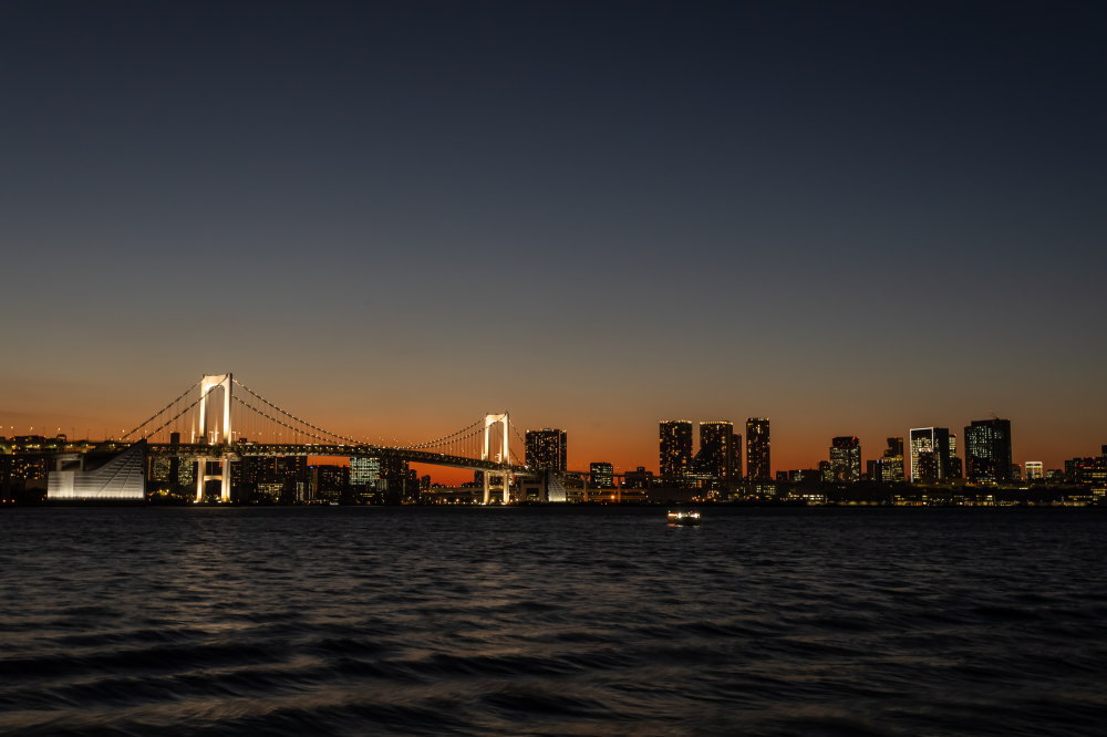 桟敷席から望む東京の絶景