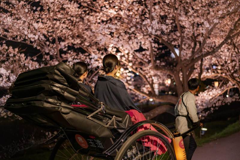 「界 玉造」桜舞うたまゆら滞在