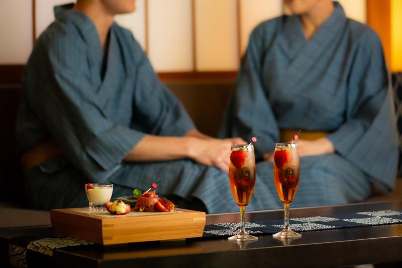 「界 鬼怒川」湯上がりいちご